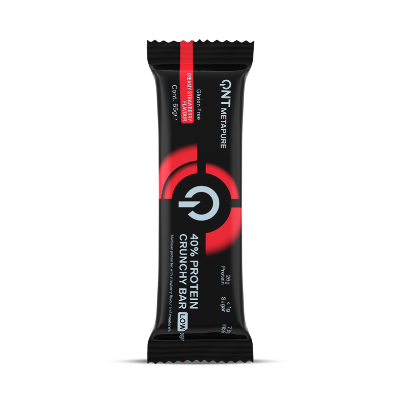 40% Metapure Protein Crunchy Bar Strawberry