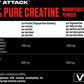 Body Attack 100% Pure Creatine Monohydrate 500g