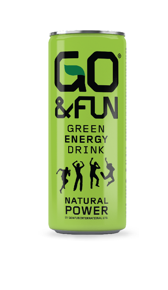 Go and Fun Energy can Green 250ml