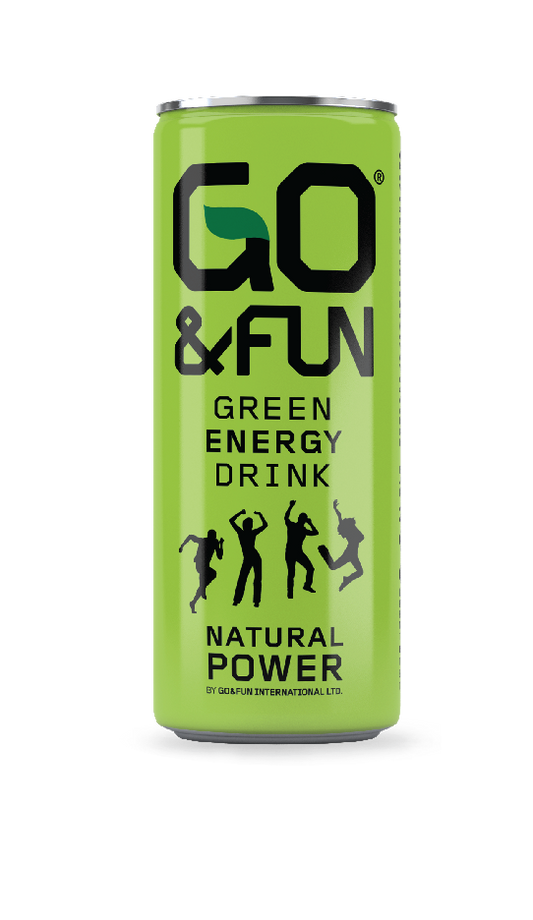 Go and Fun Energy can Green 250ml