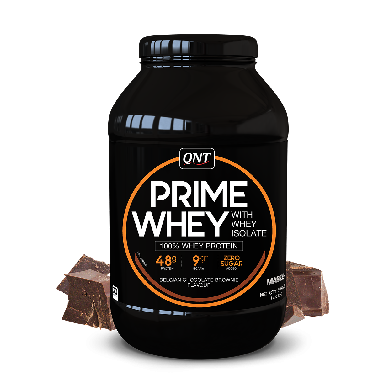 QNT Prime Whey Belgian Chocolate 908g